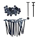 Nylon Universal Cable Tie Buckle - (20/50/100Pcs) Pin and Button Zip Ties Self-Locking, Multipurpose Plastic fastening Straps Tool for Car Quick