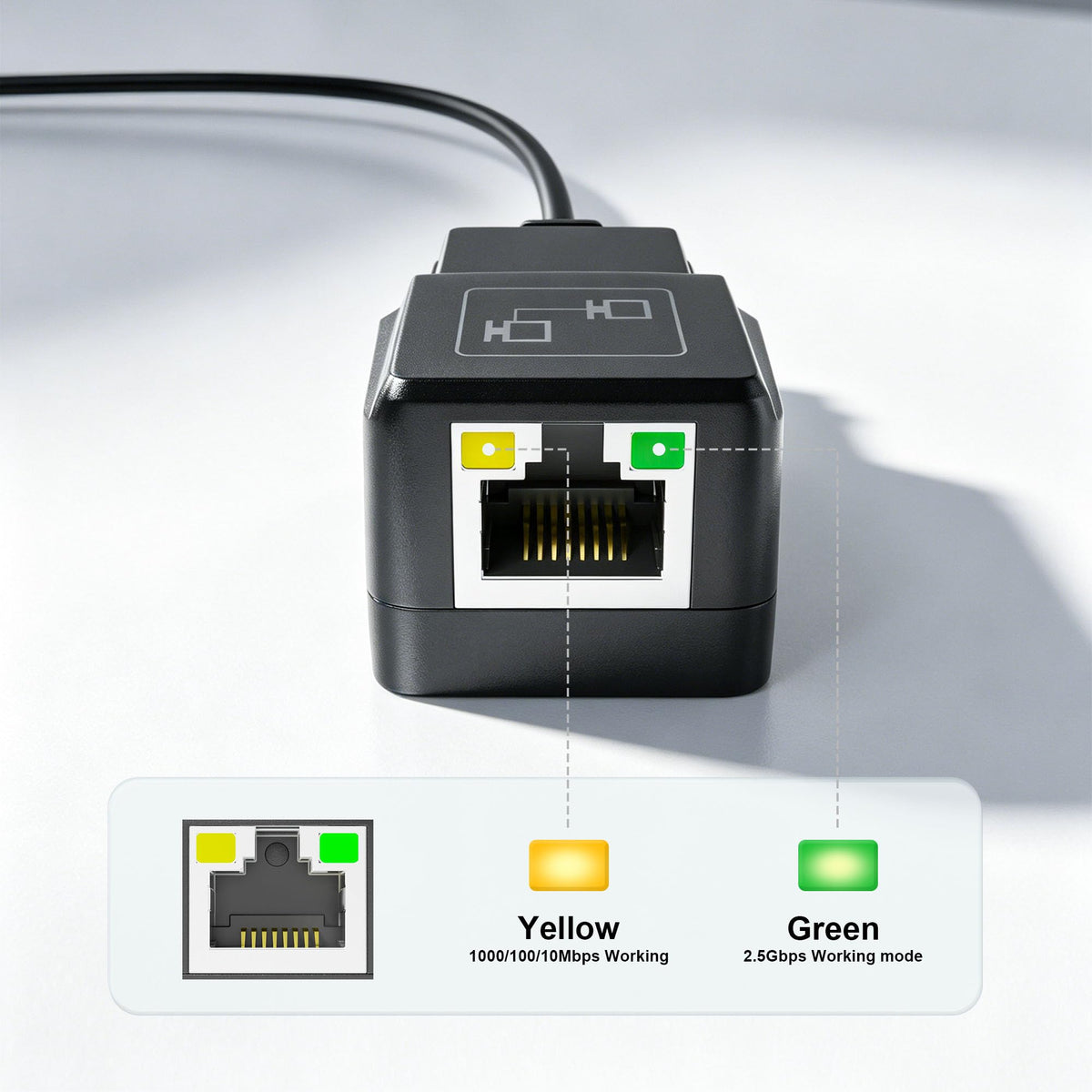 DriverGenius USB C to 2.5G Ethernet Adapter, USB Type C to 2.5 Gigabit RJ45 Network LAN Adapter - Compatible for Windows 11, macOS 14 Sonoma?CUG3125?