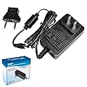 HQRP AC Adapter Compatible with Casio KL750 / KL-750 / KL750B / KL-750B / KL7000 / KL-7000 Label Printer Power Supply Cord Plus Euro Plug Adapter