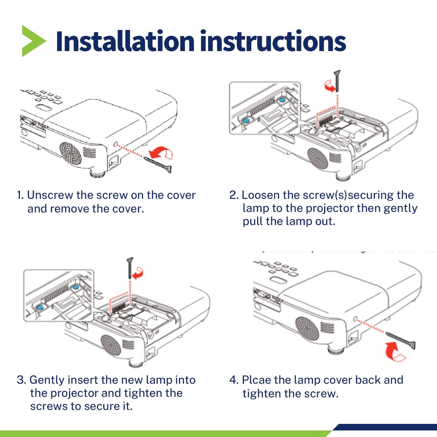 LMP-H RLC-108 Replacement Projector Lamp with Housing Compatible for Viewsonic PG603X PA500S PA500X PA502S PA502X PA503S PA503X PA503HD PS501X PS600X