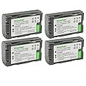 Kastar 4-Pack CGR-D08 Battery Replacement for Panasonic PV-DV900, PV-DV901, PV-DV910, PV-DV951, PV-DV952, PV-DV953, PV-GS2, PV-GS9, PV-GS11, PV-GS12