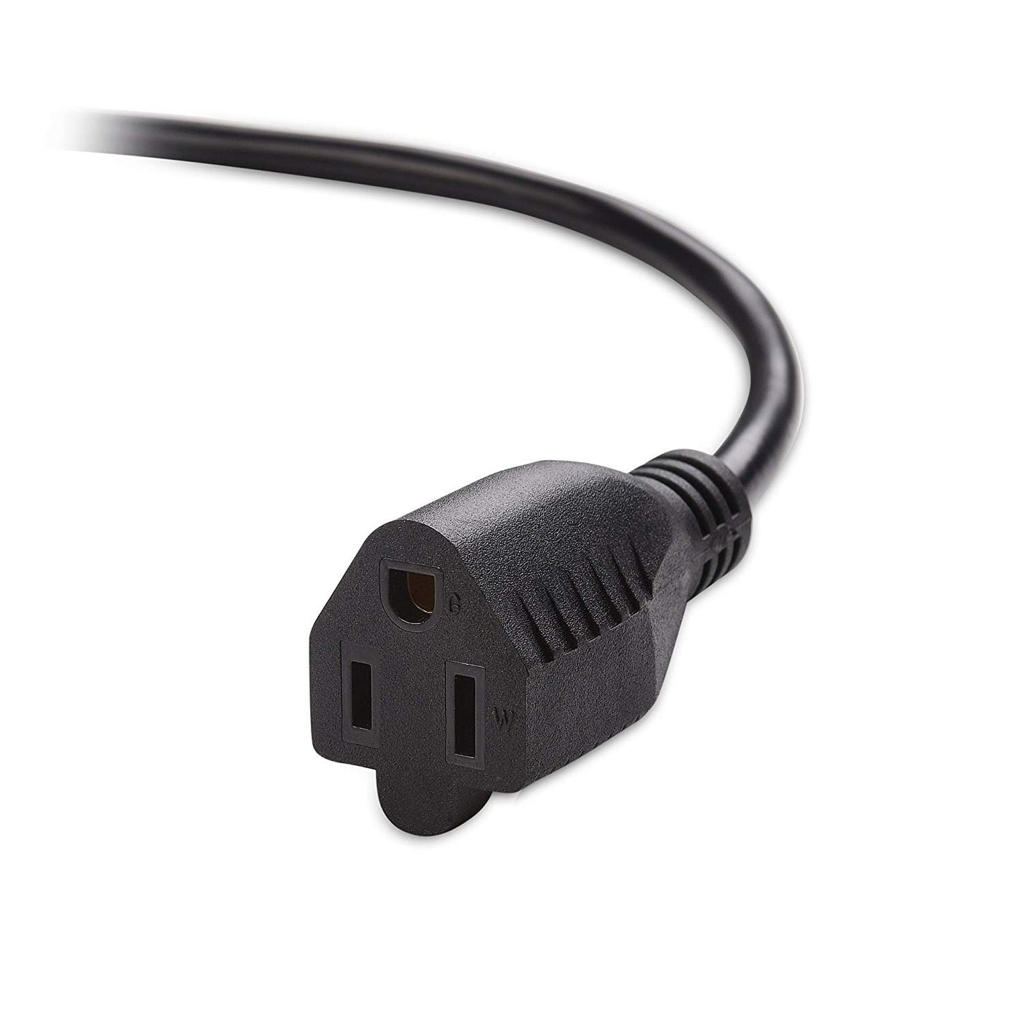 3 Pcs, Power Extension 16AWG Cable Black 6 Feet, CNE593326