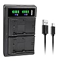 Kastar LPEL LTD2 USB Battery Charger Compatible with Canon LP-EL Lithium-Ion Battery Pack, Canon Speedlite EL-5 On-Camera Flashs