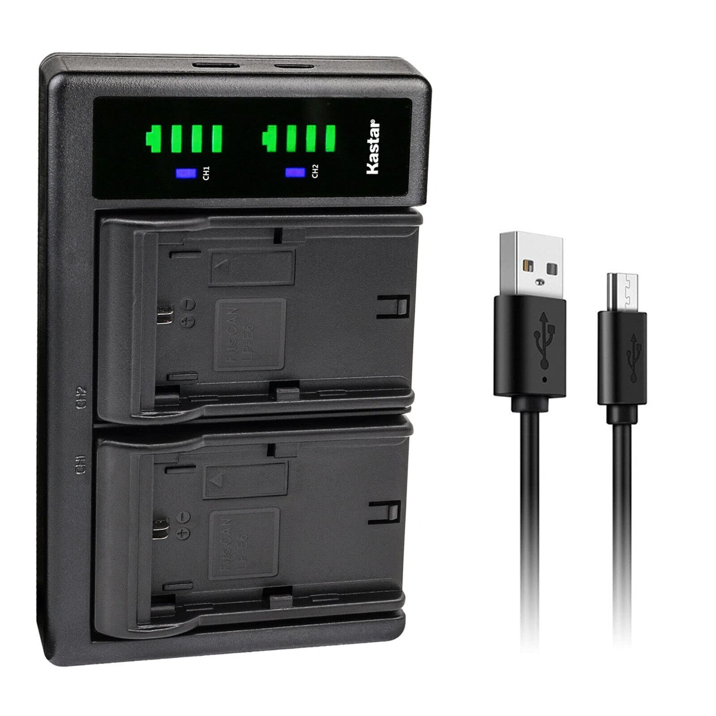 Kastar LPEL LTD2 USB Battery Charger Compatible with Canon LP-EL Lithium-Ion Battery Pack, Canon Speedlite EL-5 On-Camera Flashs