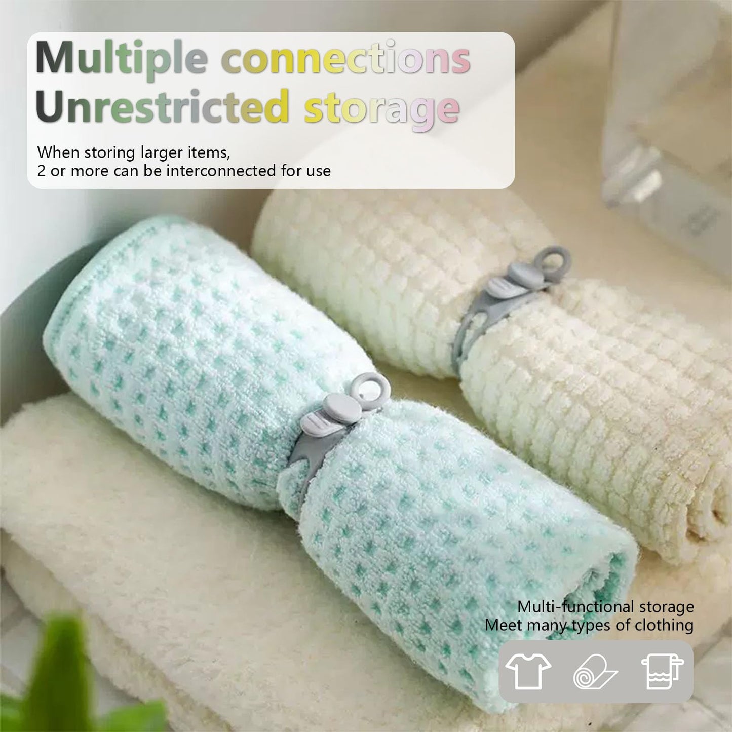 Data Cable Organizer, Elastic Reusable Silicone Cable Straps Cord Organizer for Bundling and Fastening Earphone, Phone Charger (12 PCS)