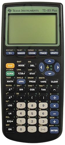Texas Instruments TI-83 Plus Programmable Graphing Calculator (Packaging and Colors May Vary)