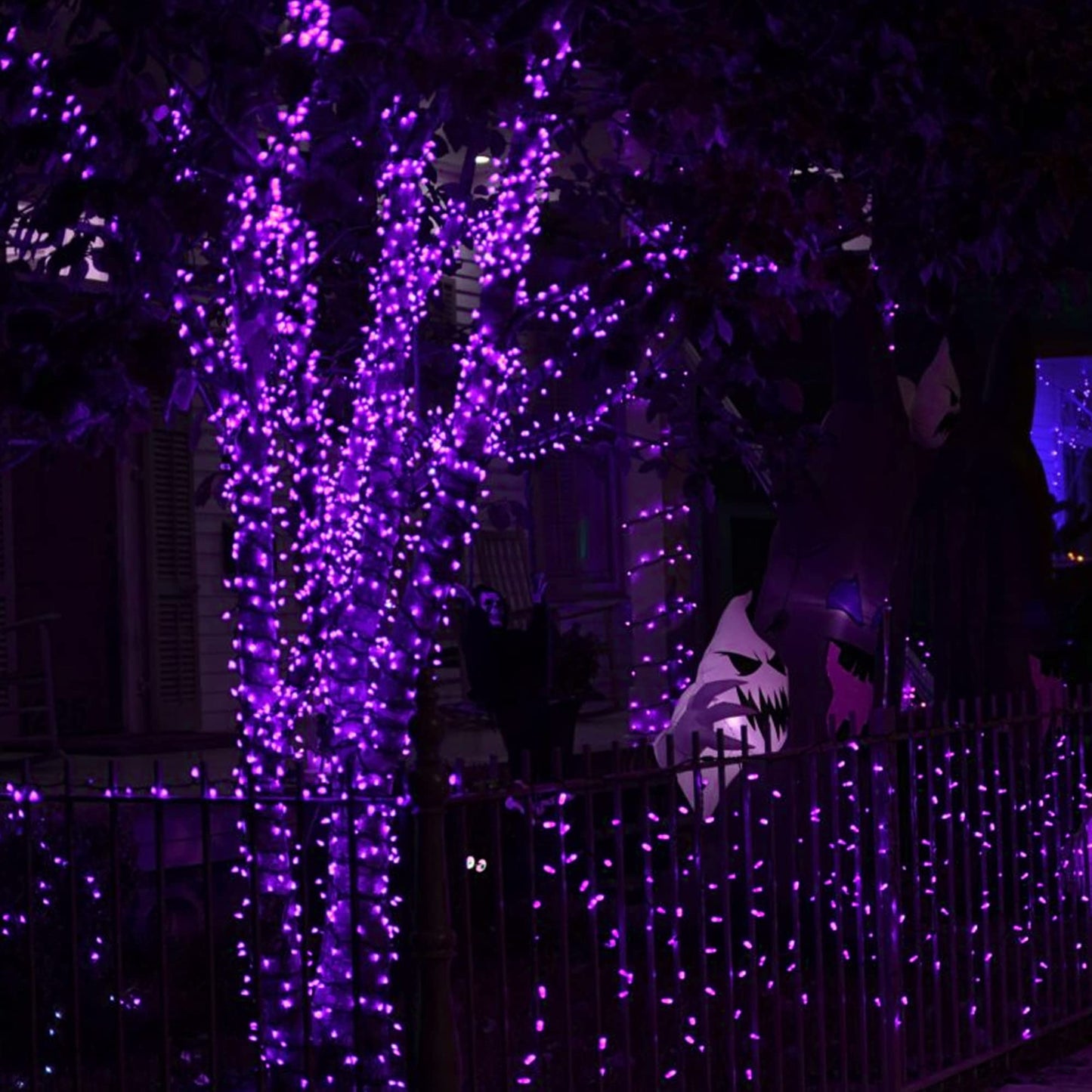 Dazzle Bright Halloween Fairy String Lights, Total 40FT 120LED Copper Wire Battery Operated Waterproof Lights, Halloween Decorations for Indoor Home