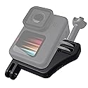 Dreampick Black Vertical Mount for GoPro Hero 4/5/6/7/8/9, DJI Osmo Action, Compatible with iPhone