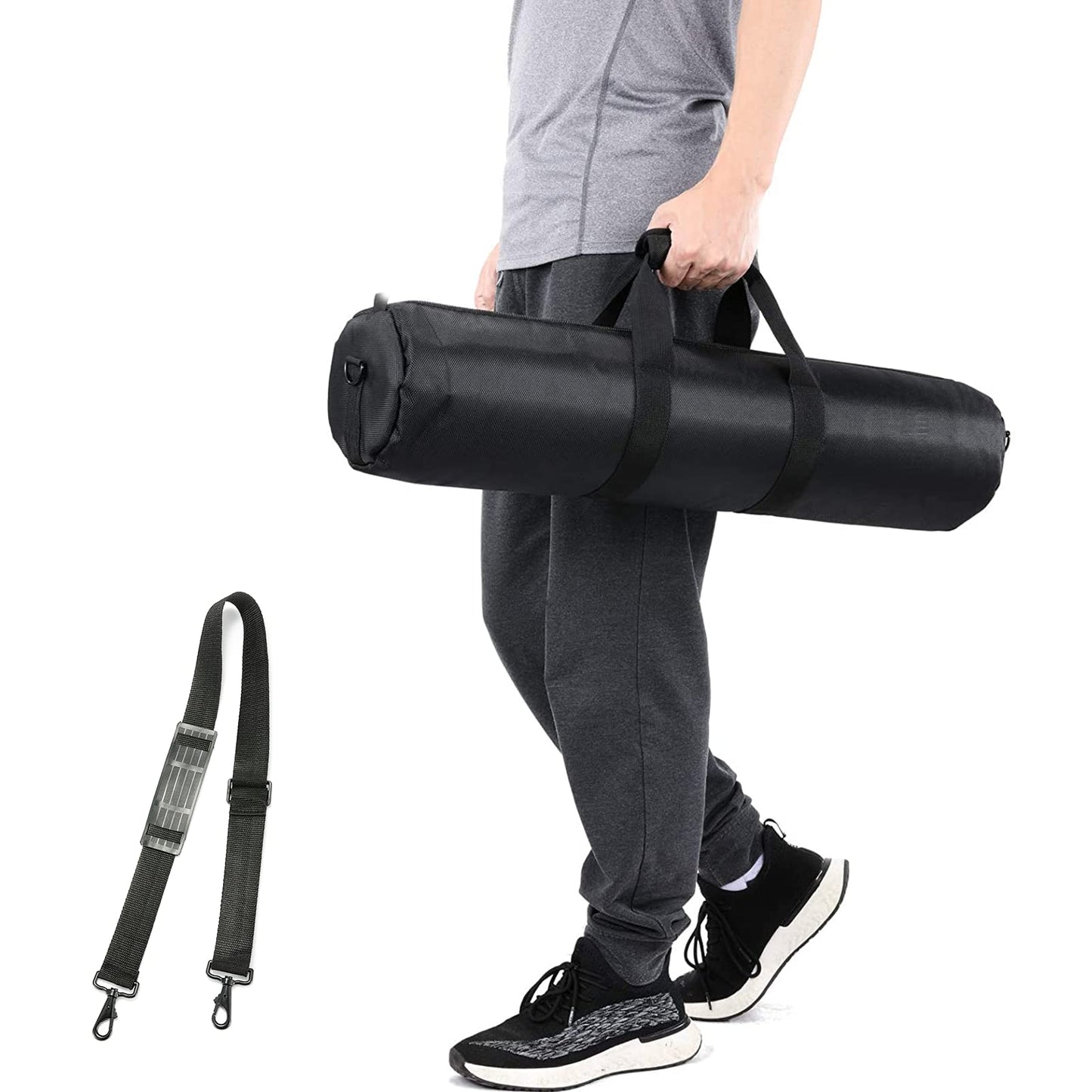 SUPON 25in/65cm Tripod Carrying Case, Heavy Duty Nylon Bag with Shoulder Strap, Padded for Light Stand, Tripods, Monopods, Umbrellas, Softboxes, Boom