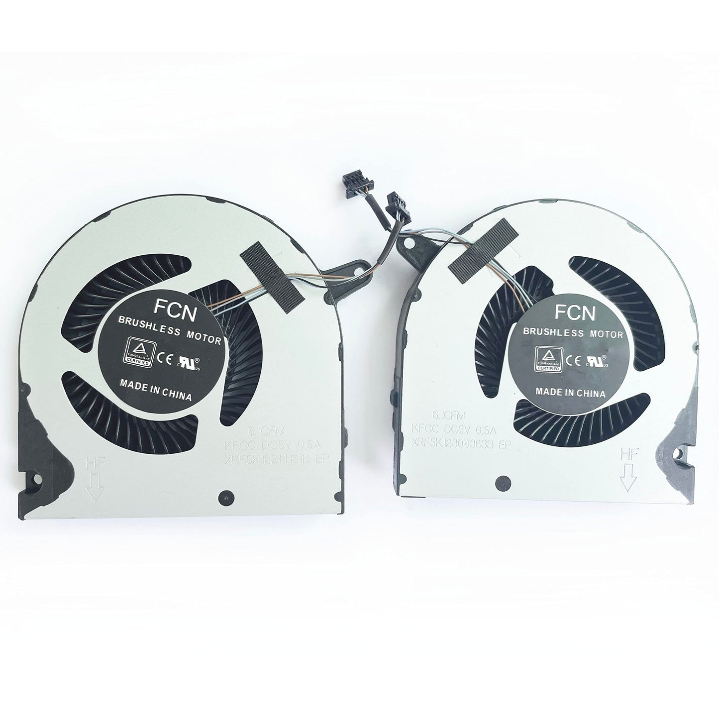 Fleshy Leaf CPU+GPU Cooling Fan Replacement for DELL 2020 G5 SE 5500 5505 G3 3500 I5505-A685GRY Series DC5V 0F3DF0 0PC01D