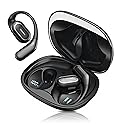 Tzfunmi Open-Ear Bluetooth Wireless Earbuds: Wireless Headphones for Runners & Cyclists - IPX7 Waterproof - 5.4 Bluetooth Ear Buds with LED Digital…