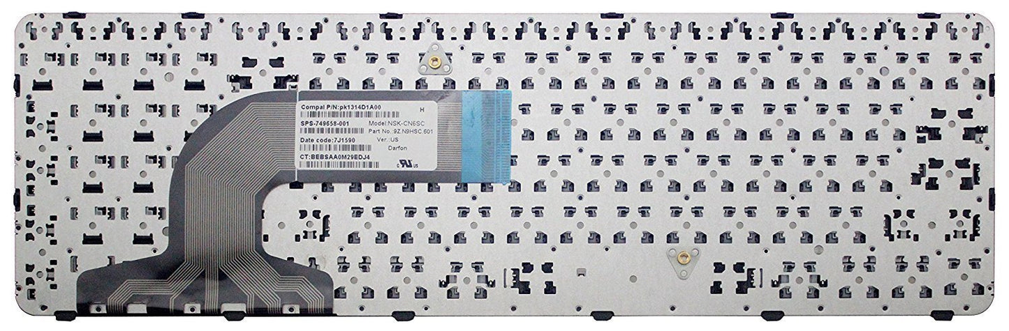 wangpeng® New US Keyboard for HP 15-f019dx 15-f023wm 15-f027ca 15-f033wm 15-f048ca Frame