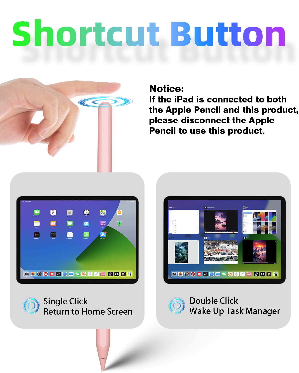 Gnanlen Pencil 2nd Generation with Magnetic Wireless Charging, Same as Pencil 2nd Generation