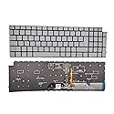 Laptop Replacement Latin Spanish Keyboard for Dell Inspiron 15 3511 3515 15 5510 5515 7510 16" inch 7610 Laptop Gray Backlit