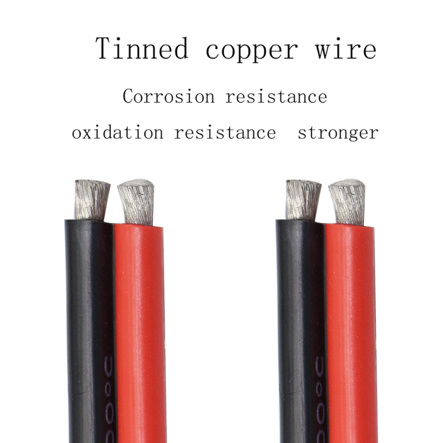 GINTOOYUN EC5 Female Banana Connector with 10awg Silicone Wire 18cm (Pack of 2)