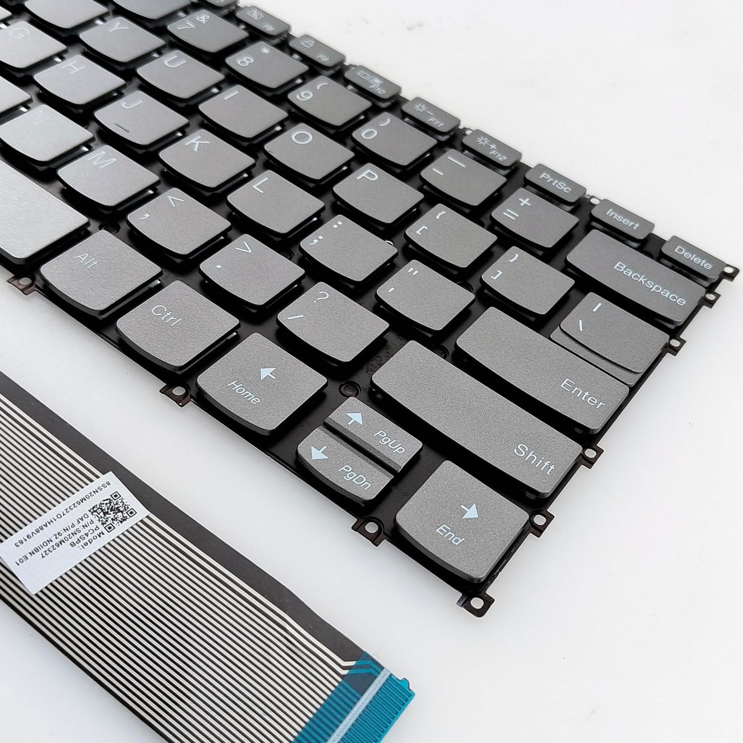 PAEBAI+ Replaccment Laptop Keyboard Backlit for Lenovo IdeaPad S540-14, YOGA 340-13, AIR 14 2019 US Layout Grey
