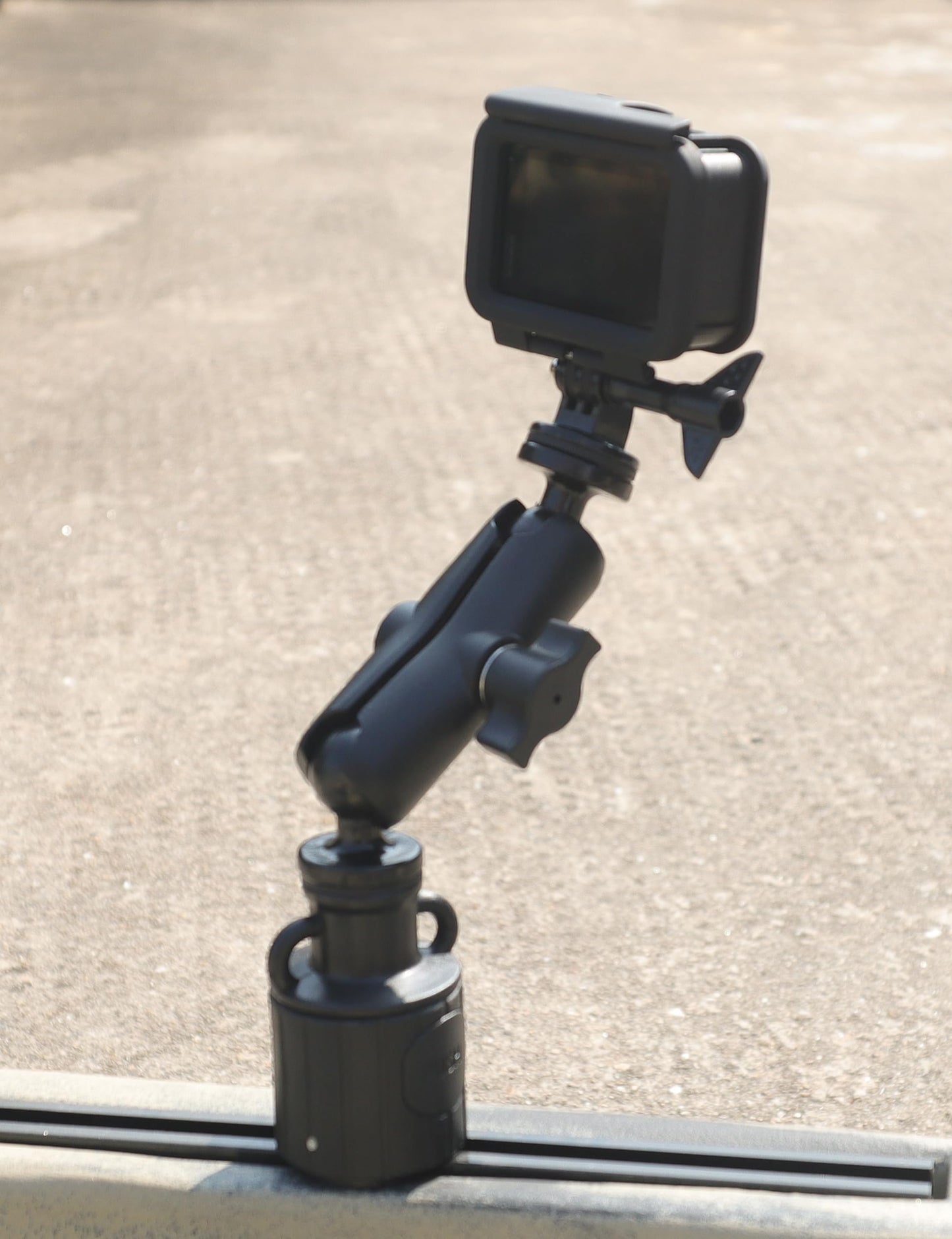 360 Degree Kayak Action Camera Mount Universal Adjustable,Kayak Rail Track Camera Holder, Compatible with GoPro Hero 12 11 10 9 8 7 Ball Head Camera