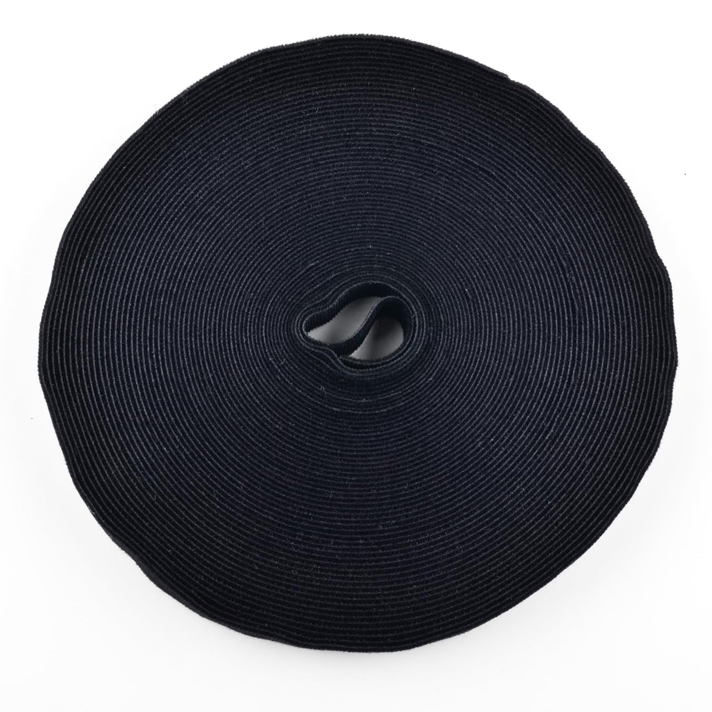 ZipTie.com 3/4-inch Black Hook and Loop, 6-lb Tensile Strength, 25 Yards