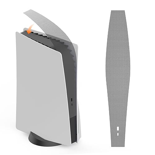 Dust Cover Net for PS5 Console, PS5 Heatsink Barrier Pets Hair Anti-dust Cover Dustproof for Playstation 5 Optical Drive Version/Digital Version Game