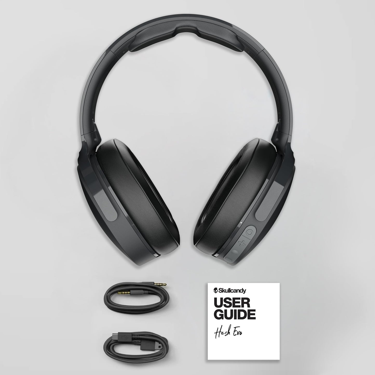 Skullcandy Hesh Evo Wireless Over-Ear Bluetooth Headphones, Noise Isolating, Up to 36 Hours Battery, Foldable Lightweight Design, Microphone…