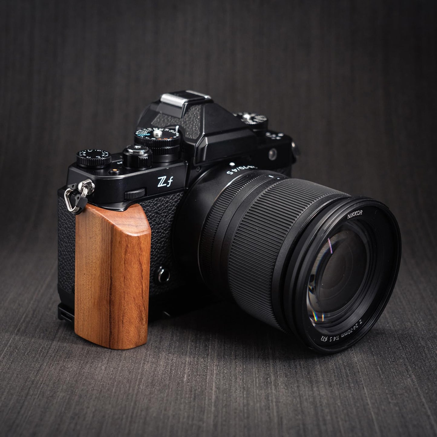 Iborrys L-Shaped Camera Handle ?Compatible with Nikon Zf Camera ?Precious Vintage Solid Wood | Handcrafted by Experienced Artisans (Desert Ironwood