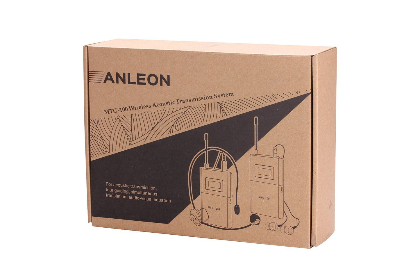 Anleon MTG100 902mhz-927mhz Tour Guide Wireless System Church System translation equipment simultaneous interpretation equipment (1 Transmitter and 5…
