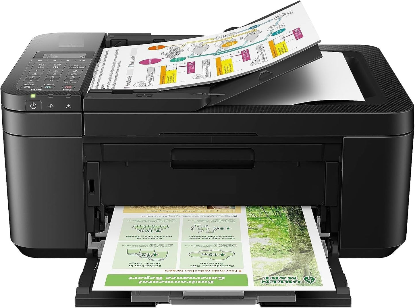 E-Z Ink Printer for MFC-J280W Color Printer with Scan, Copy and Auto 2-Sided Printing - Black, Medium