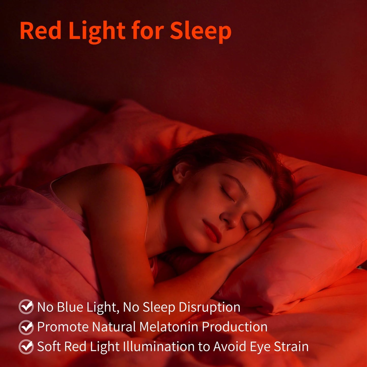 ZOCIFINER Red Light Motion Sensor Night Lights Rechargeable Battery Red Light Stick-on Magnetic Red Lights Sleep Aid Red Night Light for Bathroom
