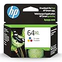 HP 64XL Tri-Color High-Yield Ink Cartridge Printers | Works with Printer Series: Envy Inspire 7950e; Envy Photo 6200, 7100, 7800; Tango | Eligible