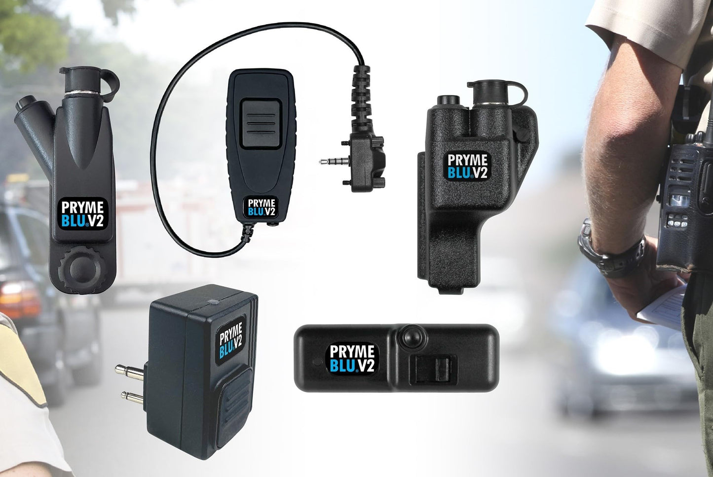PRYMEBLU® BT-501-V2 Bluetooth Adapter. Designed to fit Kenwood Two-Way Radios. Enhance Your Communication Experience with This Versatile Adapter.