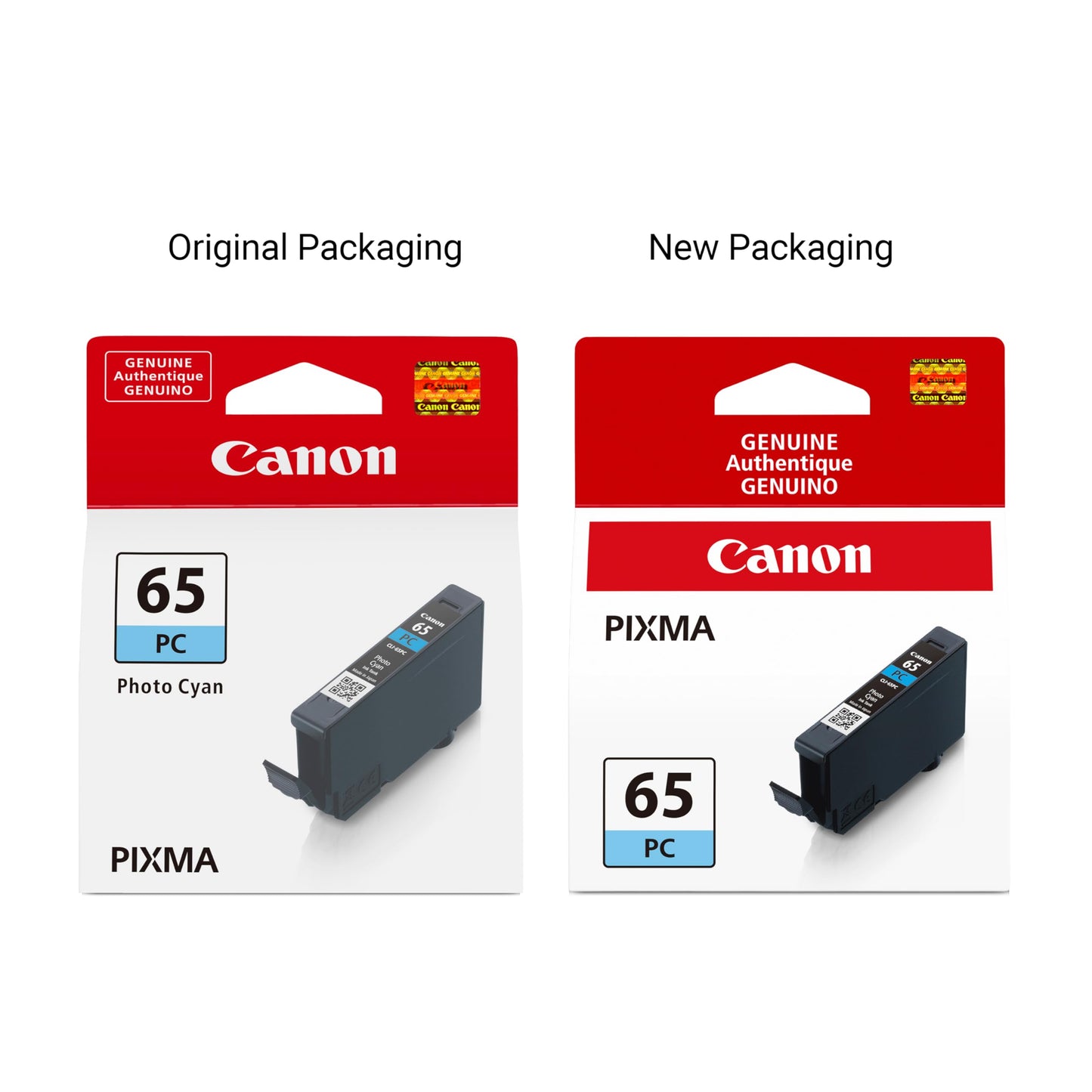 Canon CLI-65 Genuine Photo Cyan Ink Tank, Compatible with PIXMA PRO-200, and PIXMA PRO-200S Printers