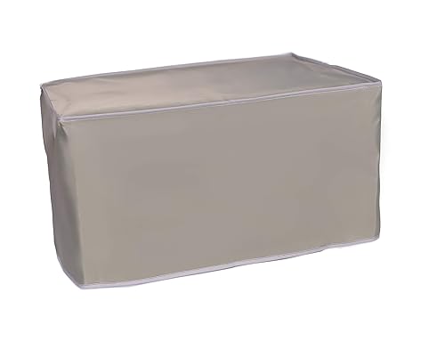 The Perfect Dust Cover, Silver Gray Nylon Cover Compatible with HP Deskjet 3752 All-in-One Printer, Anti Static and Waterproof Dimensions 15.86''W x