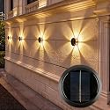 RAYOYASI Solar Lights, Ambiance Lights,wall Light, Decorative Light Downlights Dusk to Dawn Solar Wall Light Outdoor IP65 Waterproof for Backyard