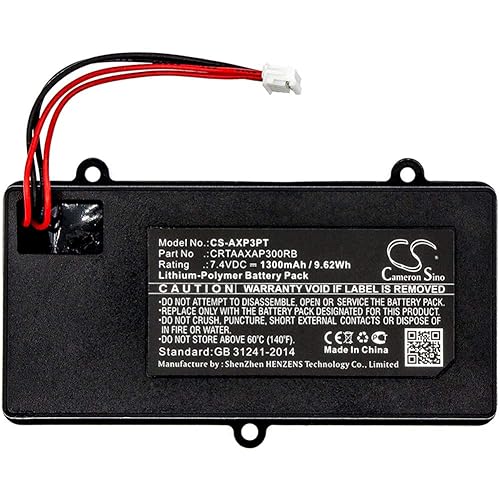 CS Cameron Sino 1300mAh / 9.62Wh Li-Polymer Replacement Battery for AAXA P300 Pico Projector, CRTAAXAP300RB