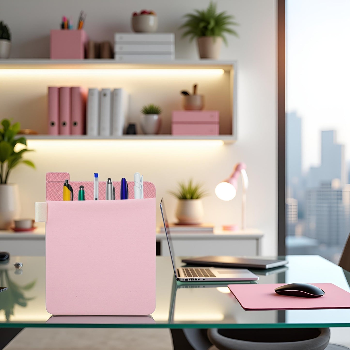 YuanHolumid Pink External Hard Drive Holder - External Hard Drive Adhesive Carrying Case,Reusable Sleeve Storage Organizer Computer Hard Drive Bags