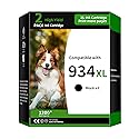 TRUINK 934XL Ink Cartridge 2-Pack Replacement for HP 934 Combo Pack Compatible with HP Officejet Pro 6230 6830 6835 Officejet 6800 6812 6815 6820