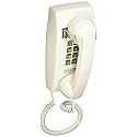 Cortelco 255415-VBA-20M Single Line White Wall Telephone