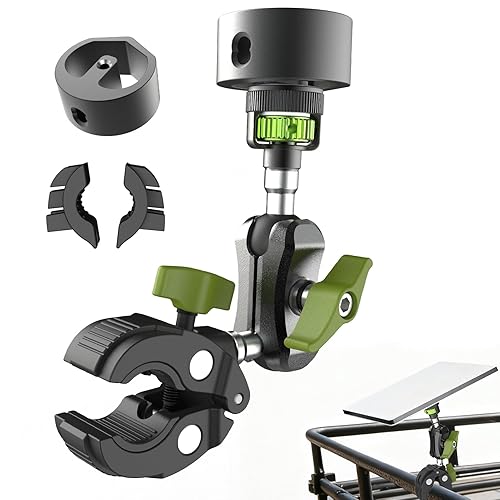 Starlink Mini Mount,Adjustable Clamp Mount with 1/4" Tripod Adapter Compatible 2024 & 2025 Starlink Mini Pipe Adapter,Wind & Vibration Proof for RV