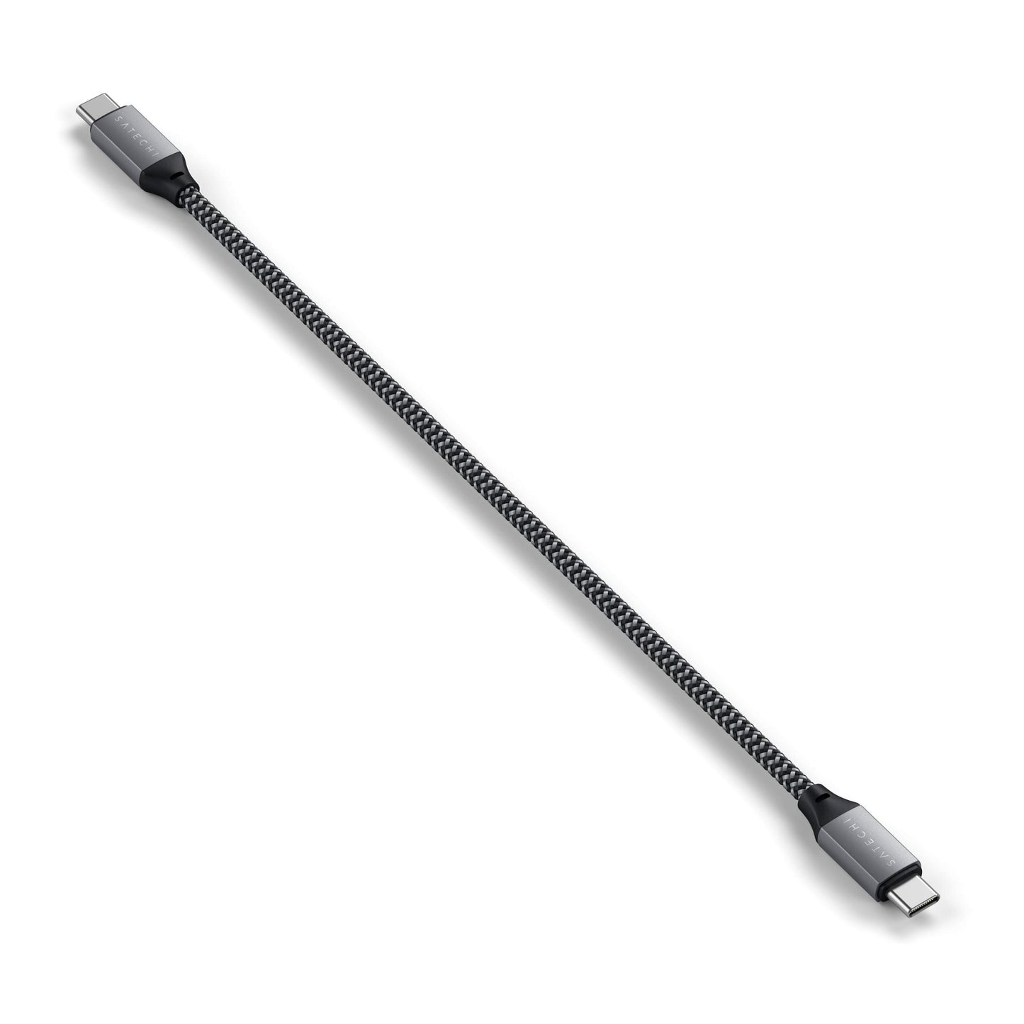 Satechi USB C to USB C Cable 100W, 10in/25cm, for iPhone 17 to 15 Series, iPad Air/Pro M5/M4/M3, MacBook Air/Pro M5/M4/M3 Galaxy S25, Android, Windows