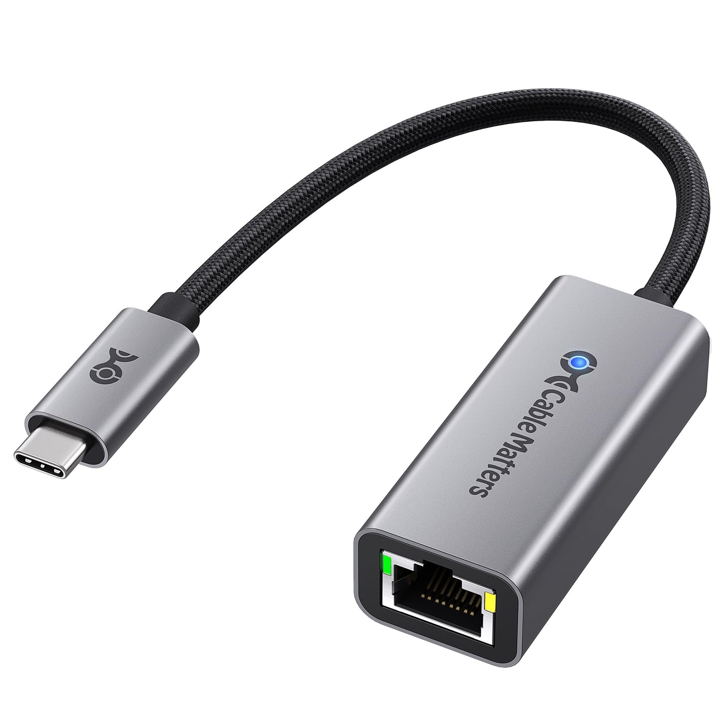 Cable Matters USB C to Ethernet Adapter, Gigabit Ethernet to USB C Adapter