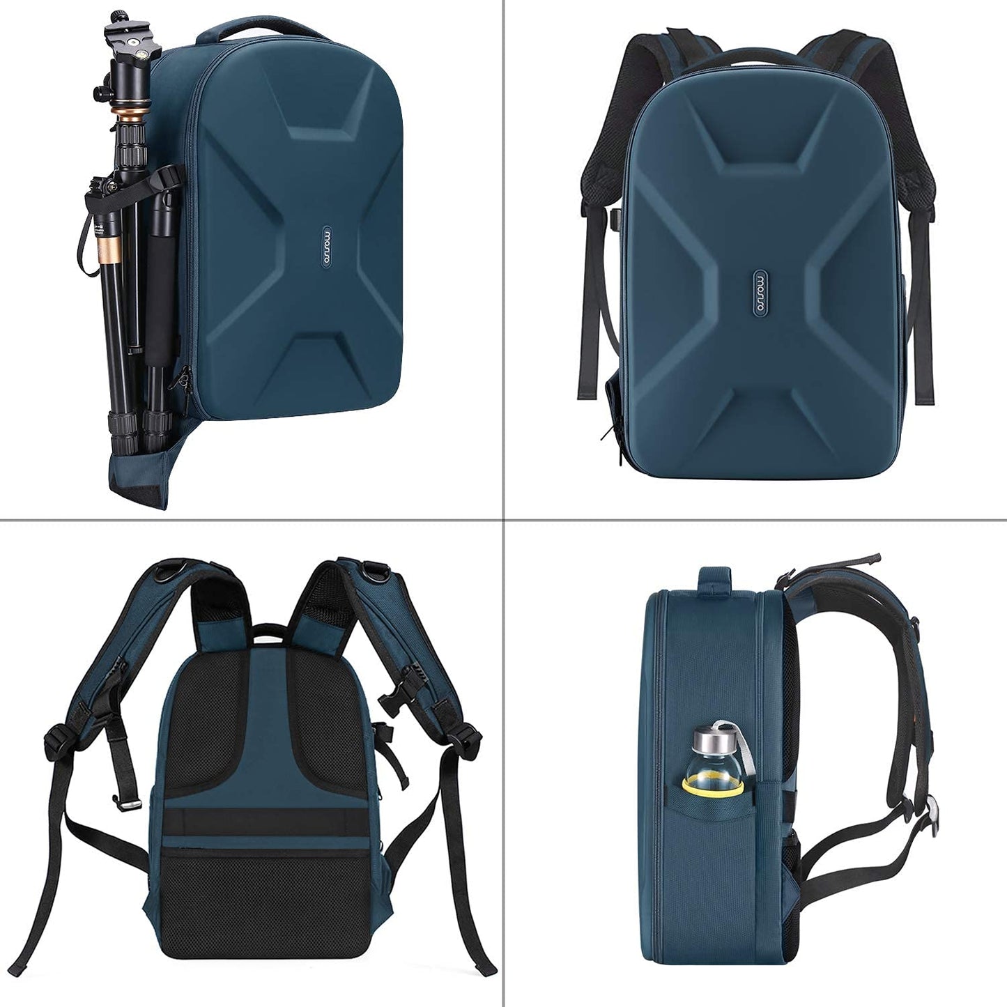 MOSISO Camera Backpack, DSLR/SLR/Mirrorless Photography Camera Bag 15-16 inch Waterproof Hardshell Case with Tripod Holder&Laptop Compartment