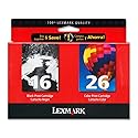 Lexmark CRTDGS,16/26,BK/TIC,Combo