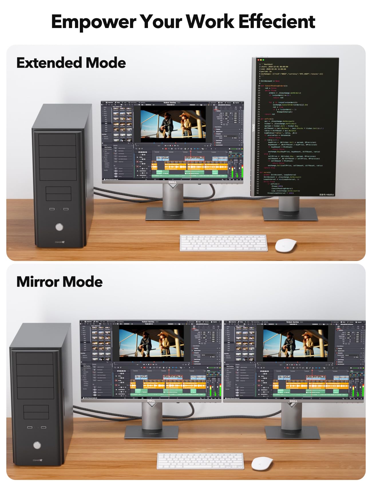 VIOY Displayport to HDMI Cable 6.6 FT, 4K@30HZ Uni-Directional DP (Source) to HDMI (Display) Cord, 1080P@120HZ Displayport Male Braided Cord