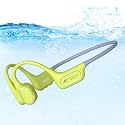 Soft Liquid Silicone Bone Conduction Swimming Headphones Underwater,IPX8 Waterproof Earbuds,Open Ear Swim Headphone with Skin-Friendly