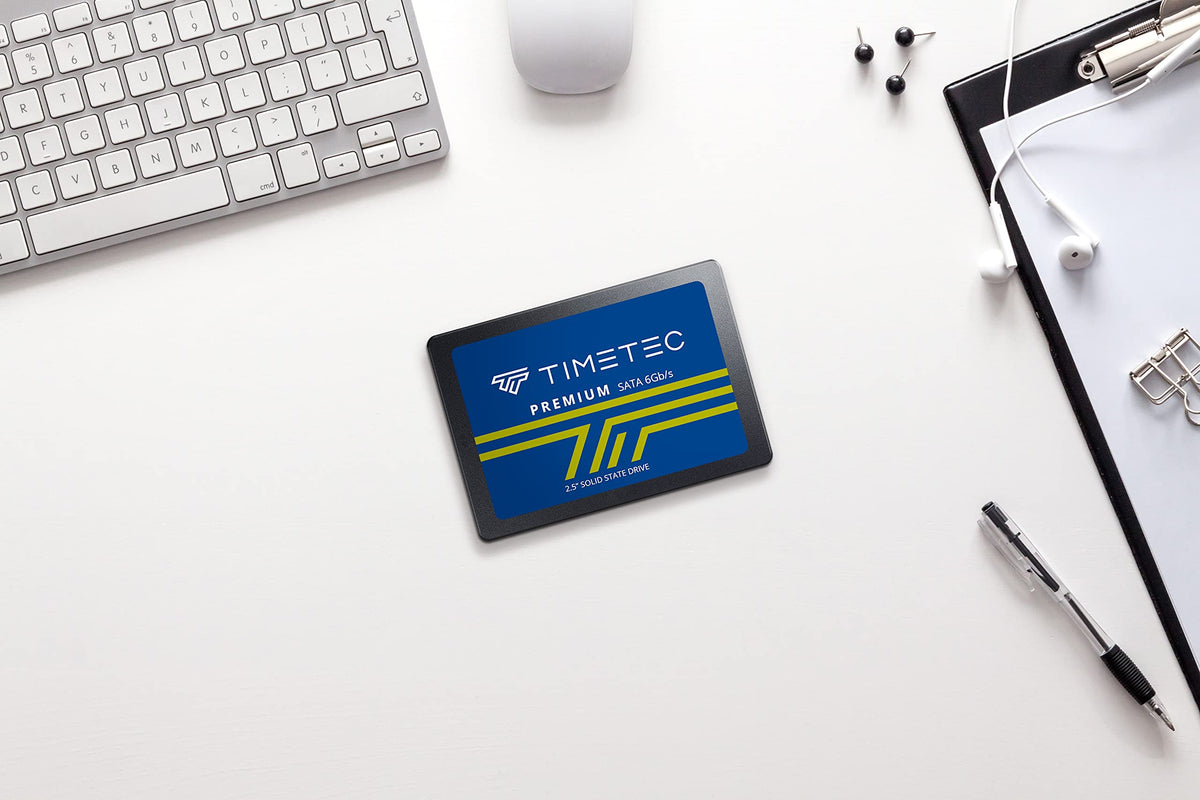 Timetec 256GB SSD 3D NAND SATA III 6Gb/s 2.5 Inch 7mm (0.28") Read Speed Up to 550 MB/s SLC Cache Performance Boost Internal Solid State Drive for PC