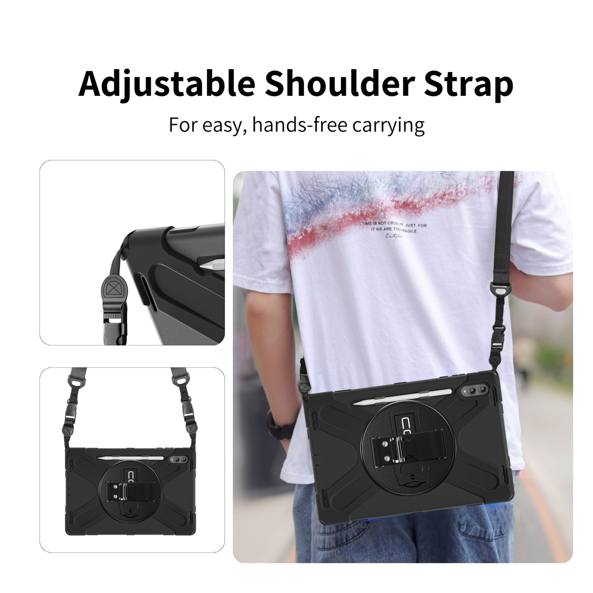 CODi Rugged Case for Samsung Galaxy Tab S11 Ultra - 360° Protection with Kickstand, Hand Strap, Stylus Holder & Shoulder Strap