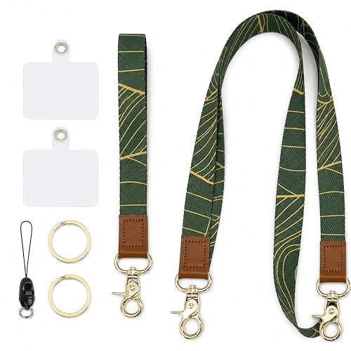 YesMvpMvp Phone Lanyard Crossbody Strap - Adjustable Cell Phone Neck Lanyard & Wrist Strap for Keys Case Accessories, Anti-Theft Travel Essentials