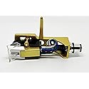 Cartridge and Stylus, needle and Gold Headshell with mounting bolts for Technics SL-1200, SL-1210, SL-1600, SL-1610, SL-1700, SL-235, SL-23A, SL-B2