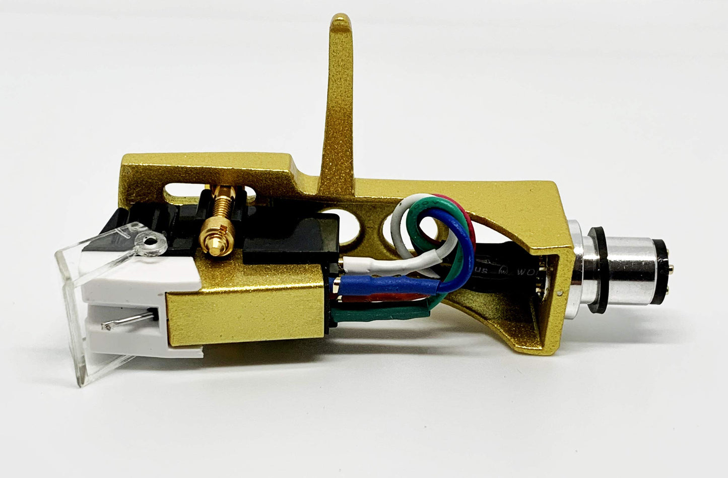 Cartridge and Stylus, needle and Gold Headshell with mounting bolts for Technics SL-1200, SL-1210, SL-1600, SL-1610, SL-1700, SL-235, SL-23A, SL-B2
