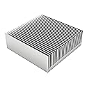 Awxlumv 80mm Aluminum Heat Sink 80x80x27mm /3.15"x3.15"x1.06" Large Heatsink Sync Circuit Board Cooler 26 Fins for Routers PCHs ICS Amplifiers